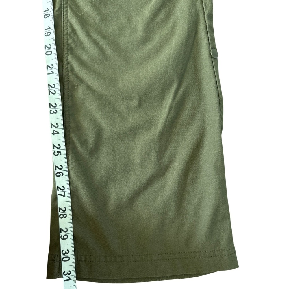 PrAna Halle Low Rise Bootcut Pants Slate Green 10R Roll Up Hiking Outdoors $98 - Picture 6 of 14